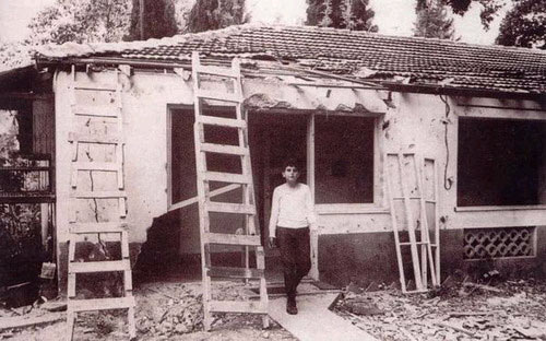 קיבוץ גדות לאחר הפגזה סורית